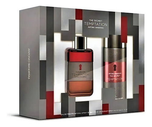 Estuche Antonio Banderas Secret Templation Edt 100 Ml + Deo