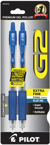 Pilot G2 Retractable Premium Gel Ink Roller Ball Pens, Extr
