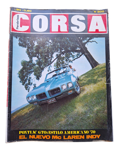 Revista Parabrisas Corsa Nro. 200 Febrero 1970 Impecable *