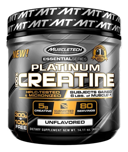 Creatina Muscletech Platinum Micronizada - 400grs -