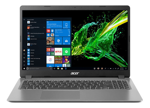 Imagem 1 de 5 de Notebook Acer Aspire 3 A315-56 cinza 15.6", Intel Core i3 1005G1  4GB de RAM 256GB SSD, Intel UHD Graphics G1 60 Hz 1920x1080px Windows 10 Home