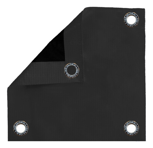 Lona Pvc Ck400 Vini Cargo Preto Antichama 6x6m