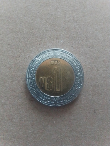 Moneda De 1 Nuevo Peso 1995 Con 2 Errores 