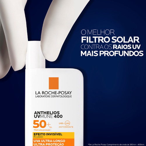 Anthelios Uvmune 400 Fps 60 Efeito Invisível Fluido 50ml