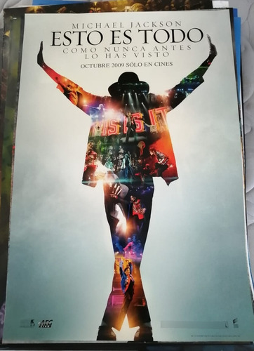 Afiche-póster De Película De Cine Original This Is It