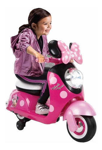 Moto De Minnie Mouse De Niña