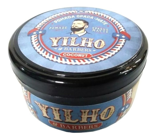 Pomada Opaca Mate Coconut Yilho X 100grs Barberia Peluqueria