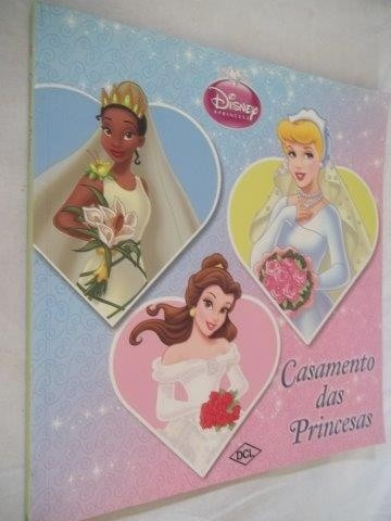 * Livro - Disney  Casamento Das Princesas - Nao Possui O Kit