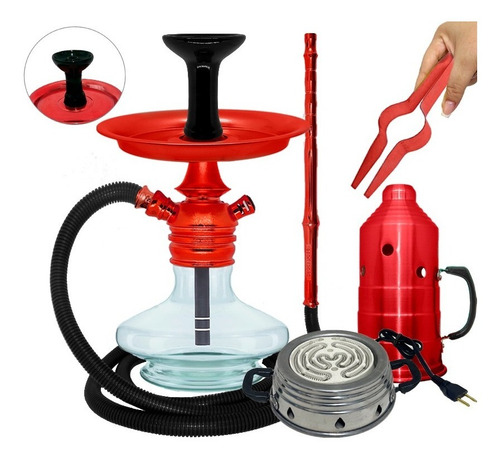 Imagem 6 de 6 de Narguile Black Hookah Mini Monster Completo Barato Fogareiro