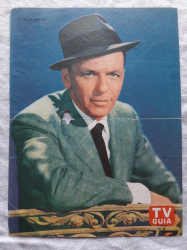 Antiguo Poster Revista Tv Guia N° 38 Frank Sinatra 