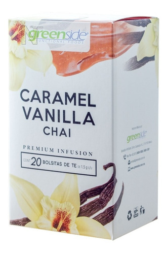 Te Caramel Vanilla Chai (20 Bolsitas) Greenside