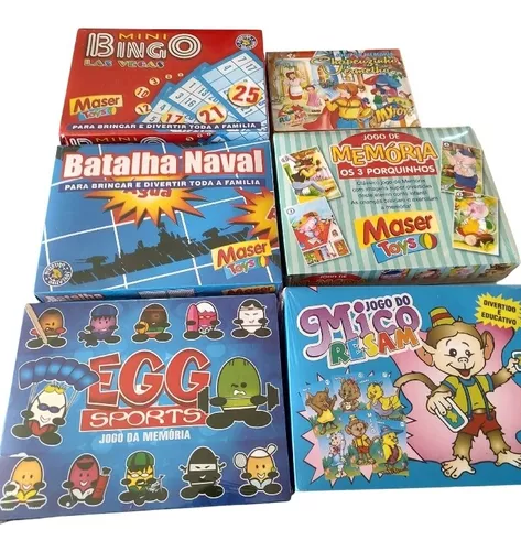 Kit 11 Jogos Educativos Infantil Cartas Diversão Festa Criança Adulto