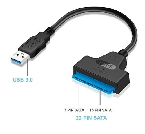 Cable Adaptador Usb 3.0 A Sata 2.5 Discos Rigidos Y Grabador