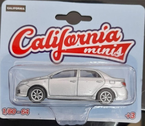 Miniatura Toyota Corolla - 1/60 Califórnia Minis