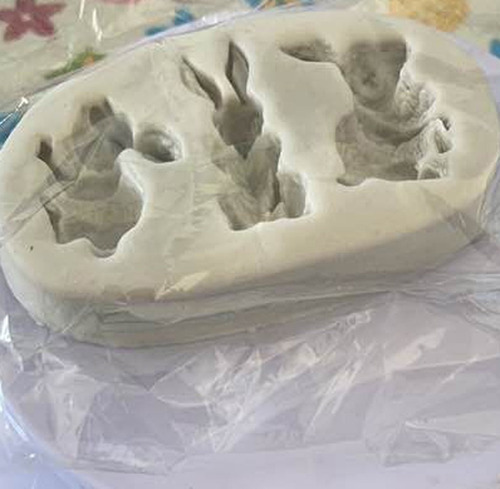 Molde De Silicona Para Hornear Pastel Y Chocolate Conejo 309