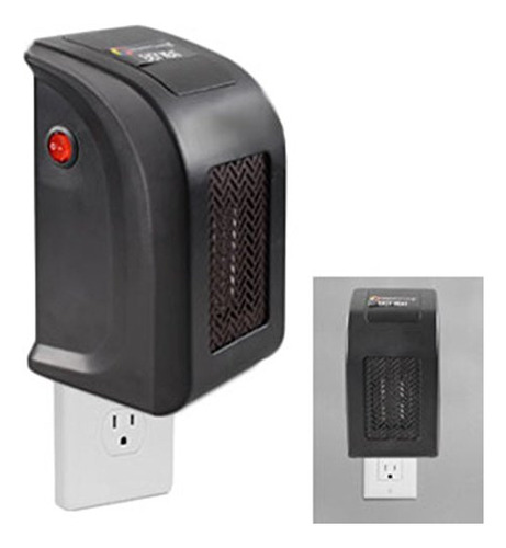 Easy Calor 400 Vatio Direct Plug-in Handy Toma Pared Mini