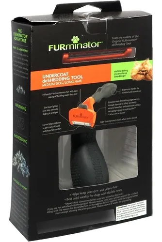 Furminator Deshedding Pelo Largo Perro M