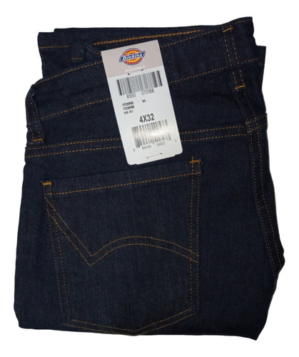 Pantalón Dickies Mujer De Mezclilla Azul 4x32 Mx Nuevo