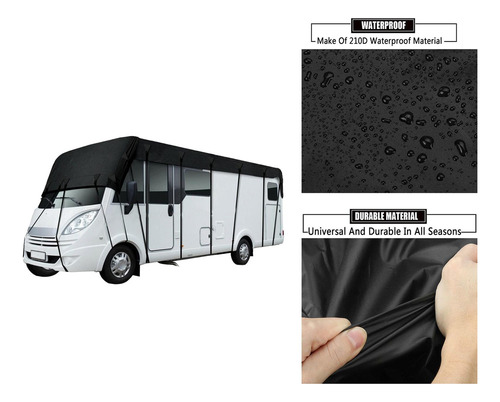 Rv Techo Cubierta Lona Protectora Plegable 8,5 M