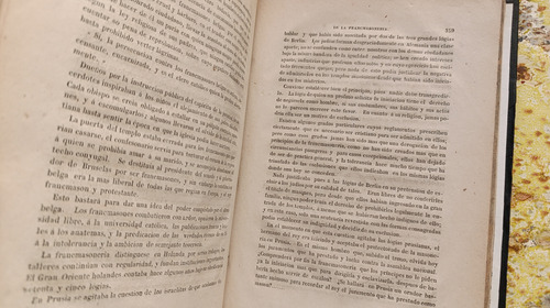 Kauffmann Cherpin: Historia Filosófica Francmasonería 1858 (Usado)