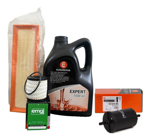 Kit Filtros Y Aceite Eurorepar Peugeot 206 307 C4 1.6 16v