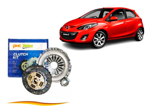 Kit Embrague Mazda 2 2008-2014 1.5 Valeo Completo