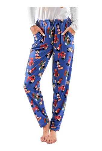 Solo Pantalón Pijama Mujer Invierno Mickey Mouse Disney