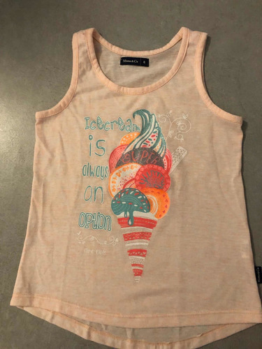 Musculosa Salmón Mimo & Co. Helados Talle 8