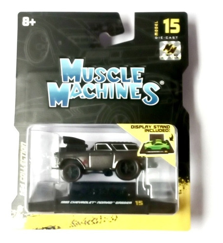 Muscle Machines Chevrolet Nomad Gasser Esc 1:64 Llantas Hule