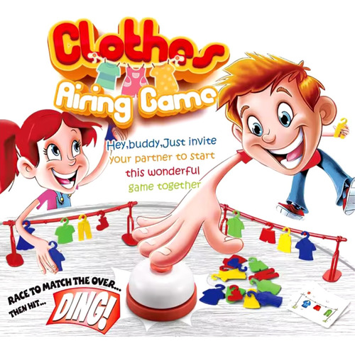 Juego De Mesa Interactivo Aireación De Ropa Tendedero Veloz