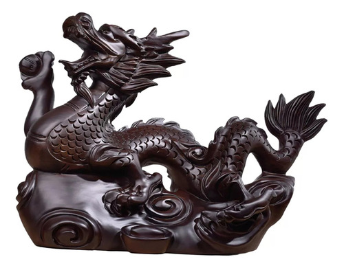 Estatua De Dragón Chino Feng Shui 10 Cm