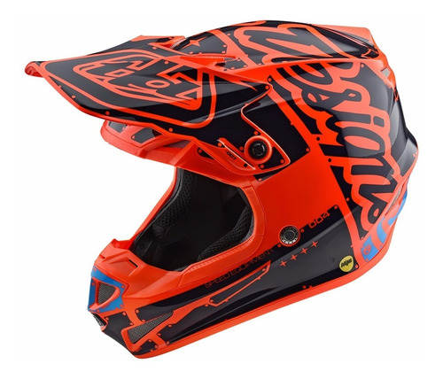 Casco Cross Troylee Tld Niño Se4 Poly Naranja Avant Motos