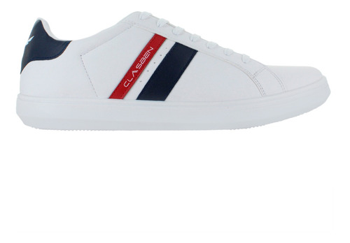 Clasben Tenis Casual Moda Vestir Confort Blanco Hombre 83761