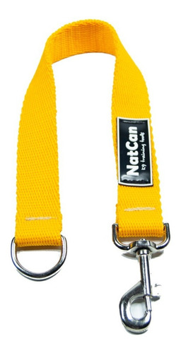 Manopla Para Paseador Natcan Manos Libres Atar Perros Color Amarillo Tamaño Del Collar 42 Cm