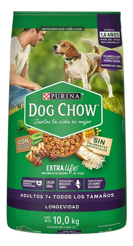 Alimento Para Perro Dog Chow Longevidad 10 Kg