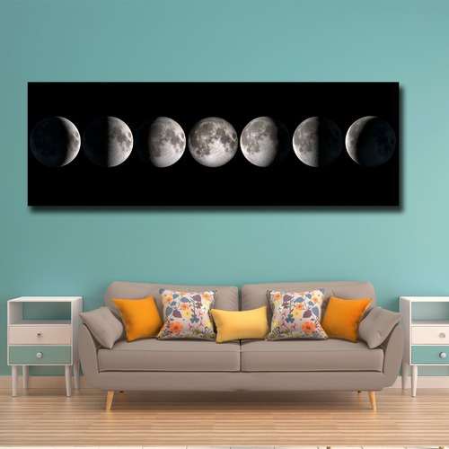 Cuadros Fase Lunar Canvas Consulte Otros Modelos 30x90