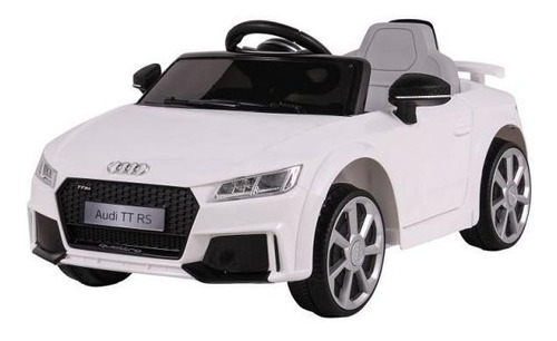 Carrinho Elétrico Branco Audi Tt Rs 2.4ghz 12v Bel Brink