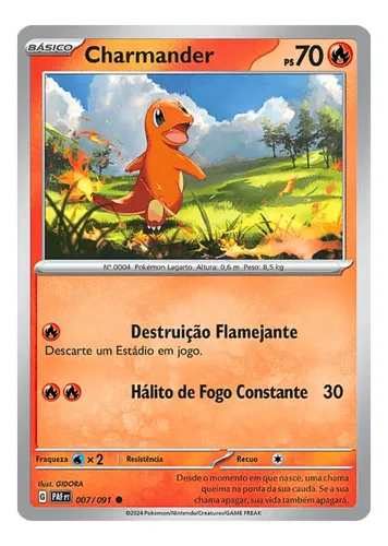 Carta Pokémon Charizard Ex Tera Original Português | Parcelamento