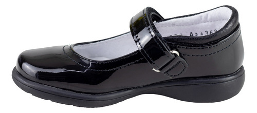 Zapato De Charol Niña Chabelo C23-a Negro Escolar Semivestir