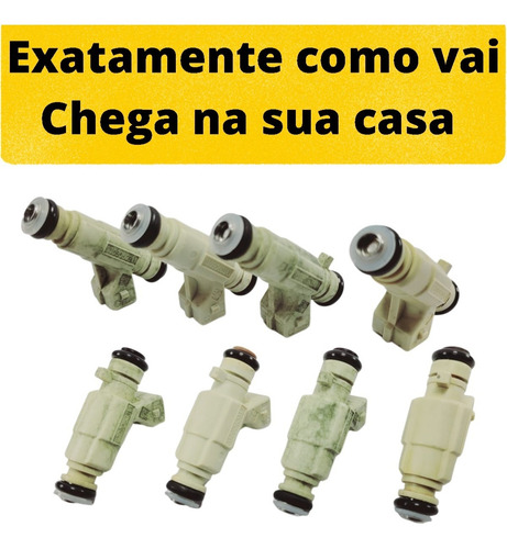 Kit 4 Bico Injetor Gol Mi 1.0 8v G2 0280155812 Bosch (Recondicionado)