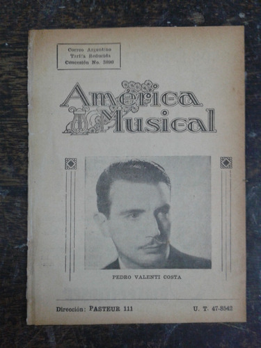 America Musical Nº 5 * Julio 1937 * Revista Musical *