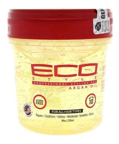 Gel Eco argan oil 8oz 236mL base agua