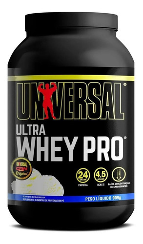 Suplemento em pó Universal Nutrition  Ultra Whey Pro proteínas Ultra Whey Pro sabor  vanilla ice cream em pote de 900mL