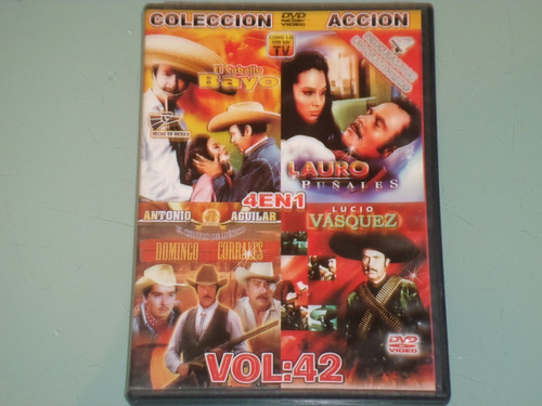 Coleccion Antonio Aguilar-4 Peliculas En 1 Dvd 100% Original