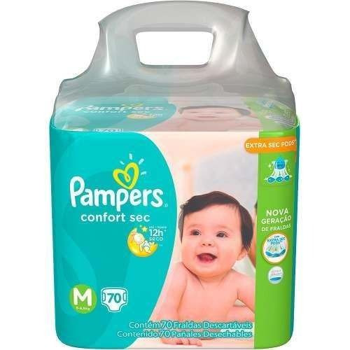 Pañales Pampers M De 72 Confort - Bebés Y Niños