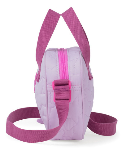 Bolsa tiracolo Cloe Girls para meninas com estrela roxa bordada