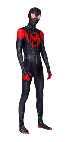 Disfraz De Spiderman De Miles Morales Para Adultos Y Niños