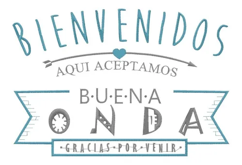 comprar Matriz Bordado Frase Bienvenidos Janome Brother 