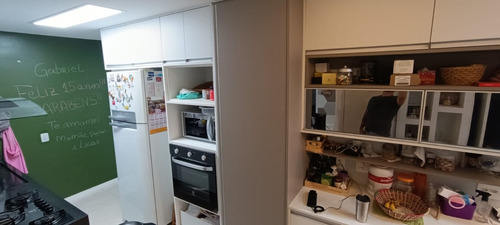 Apto 96m 01 Suite + 02 Quartos Com Home Office 02 Pessoas 02 Vagas Garagem Fixas Amplo Lazer Piscina Externa + Piscina Aquecida Quadra Academia Espaço Pet