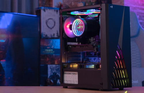 Computadora Escritorio Ryzen 5600g Asus B550m-a 16gb Ram Rgb (Usado)